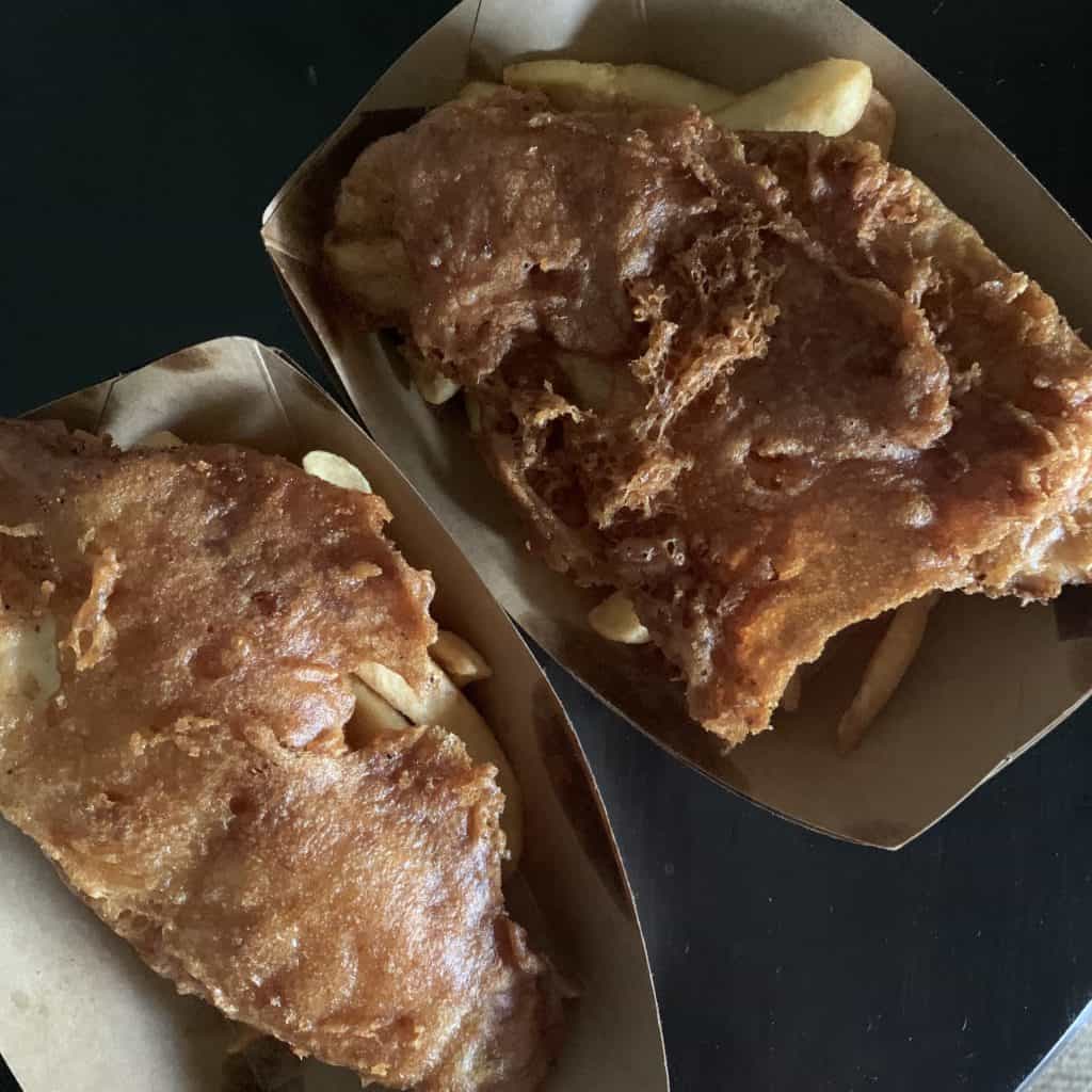 Fish & chips from Yorkshire County Fish Shop