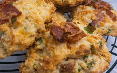 Bacon, Cheddar, Scallion Drop Biscuits