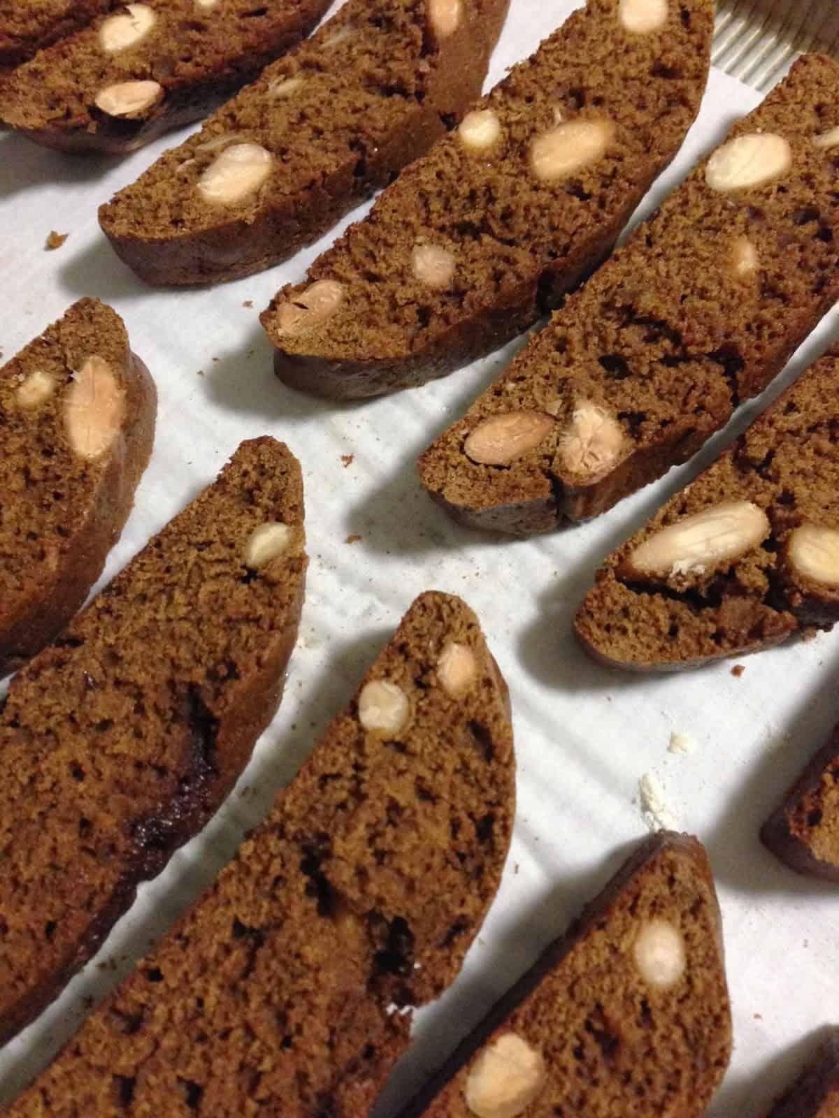 Gingerbread Biscotti - second bake
