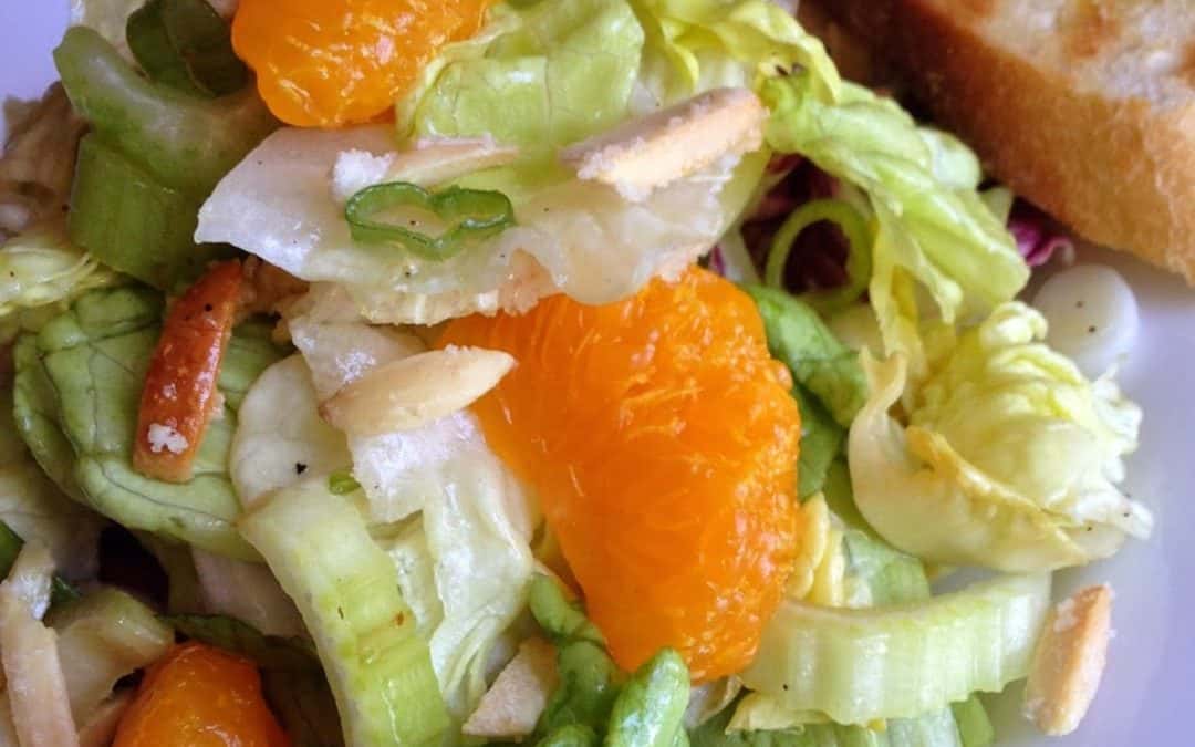 Mandarin Orange & Candied Almond Salad