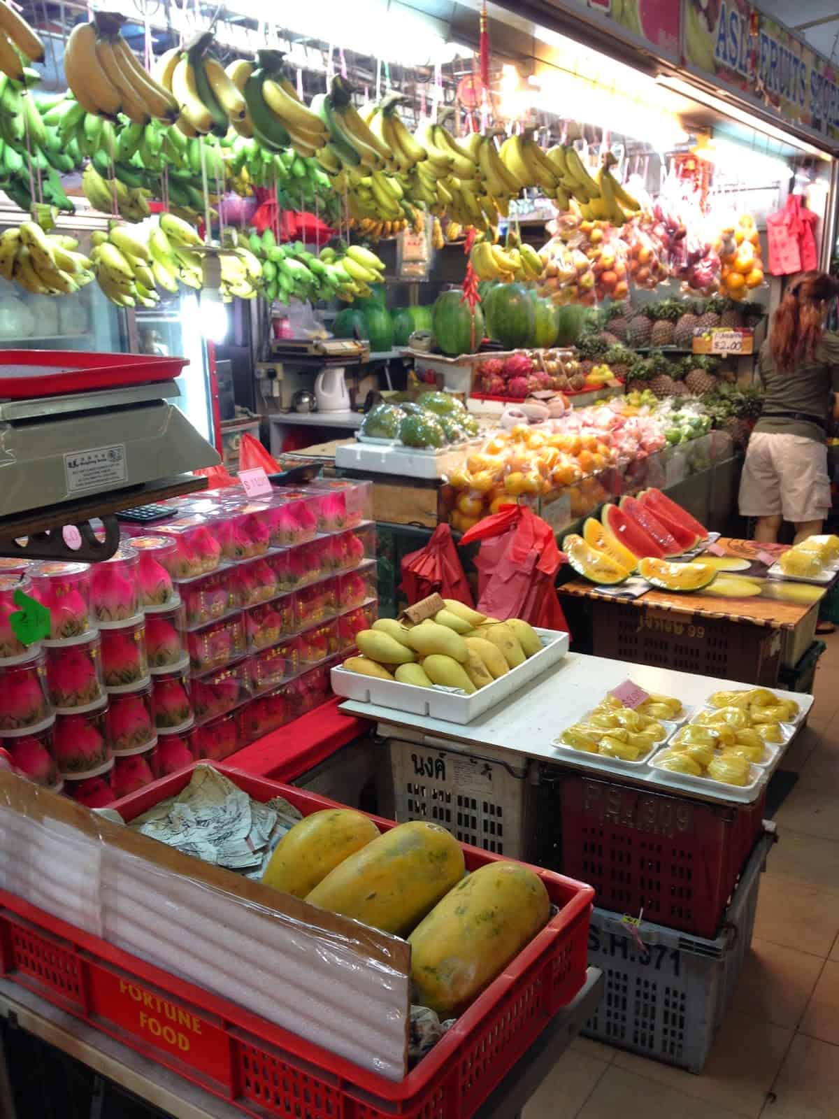 Fruit stall in the market