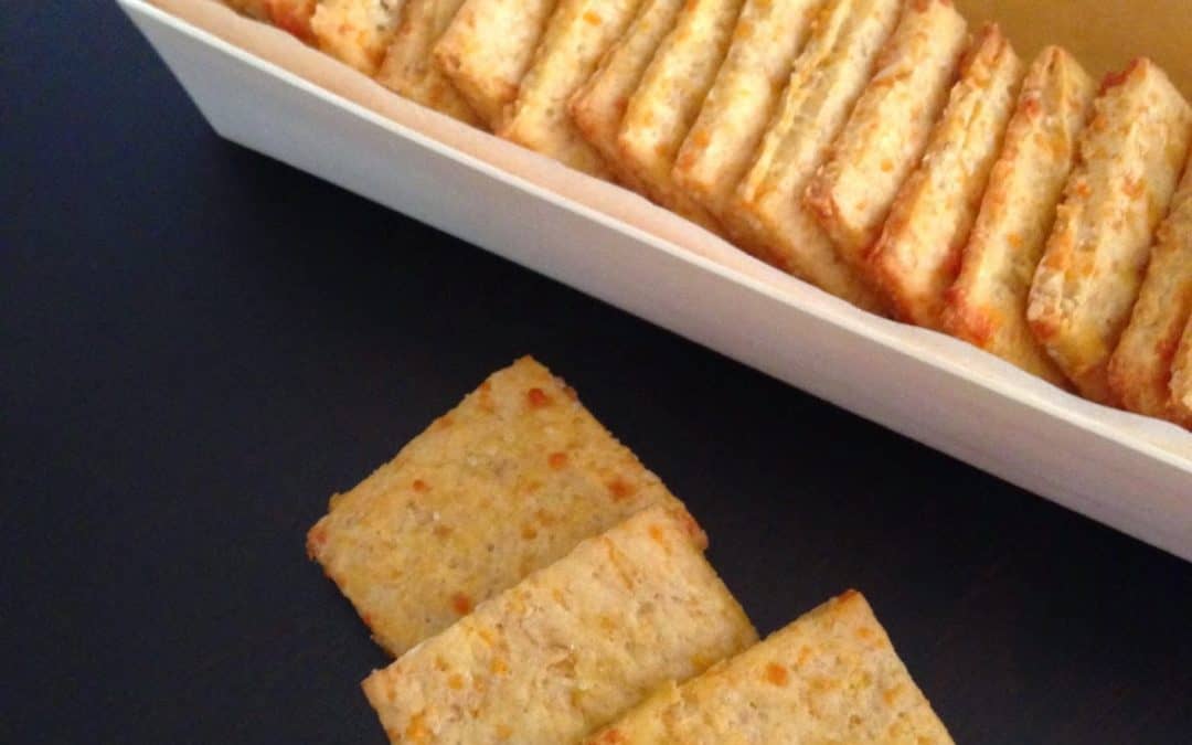 Oat and Cheddar Crackers