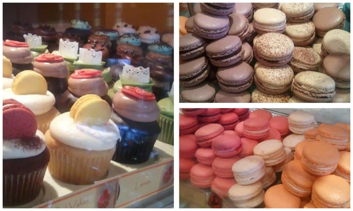 Macarons and cupcakes from The Sweet Lobby