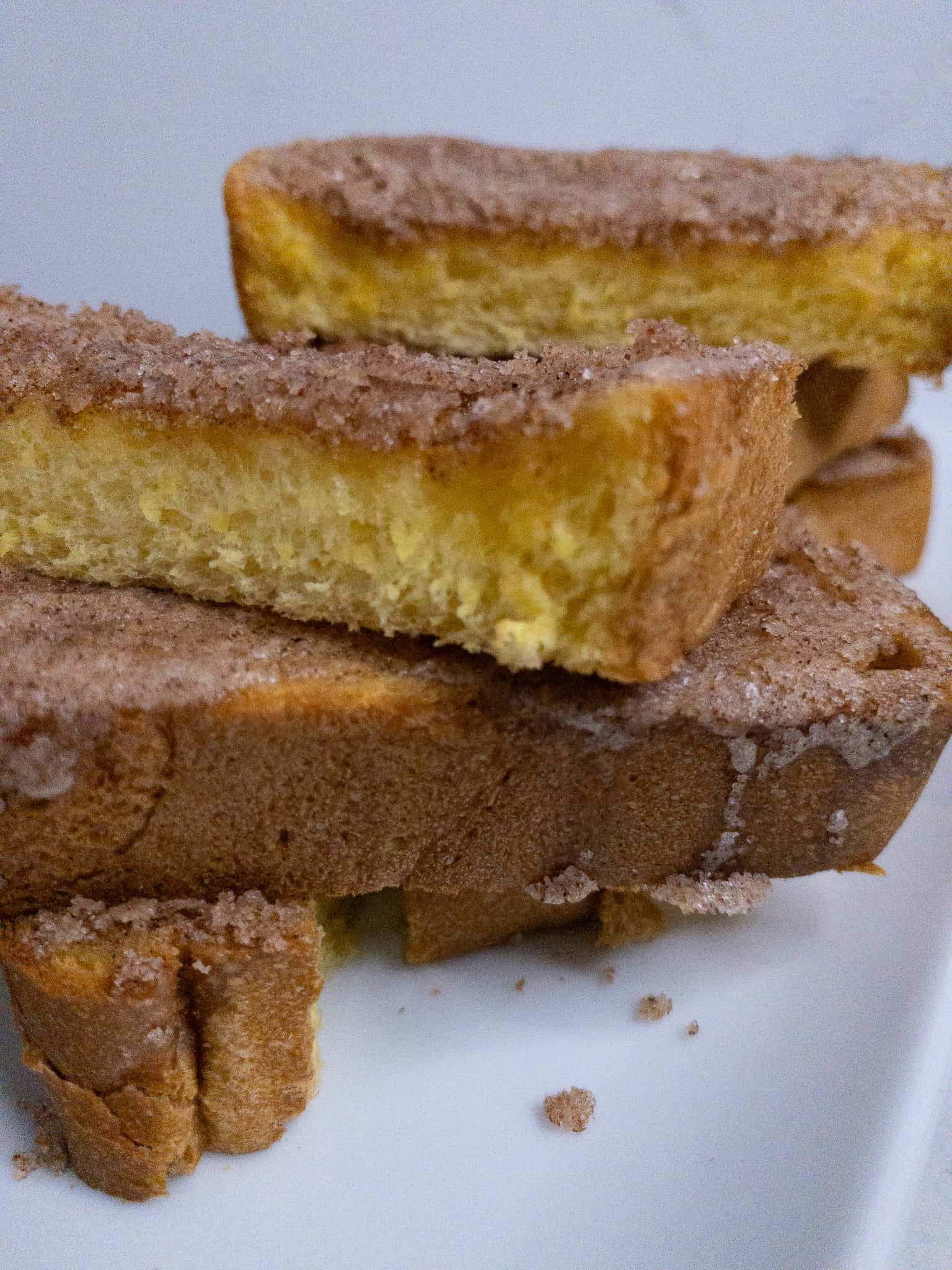 Snickerdoodle Toast - closeup
