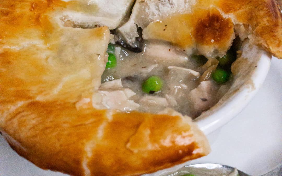 Turkey pot pie - individual serving