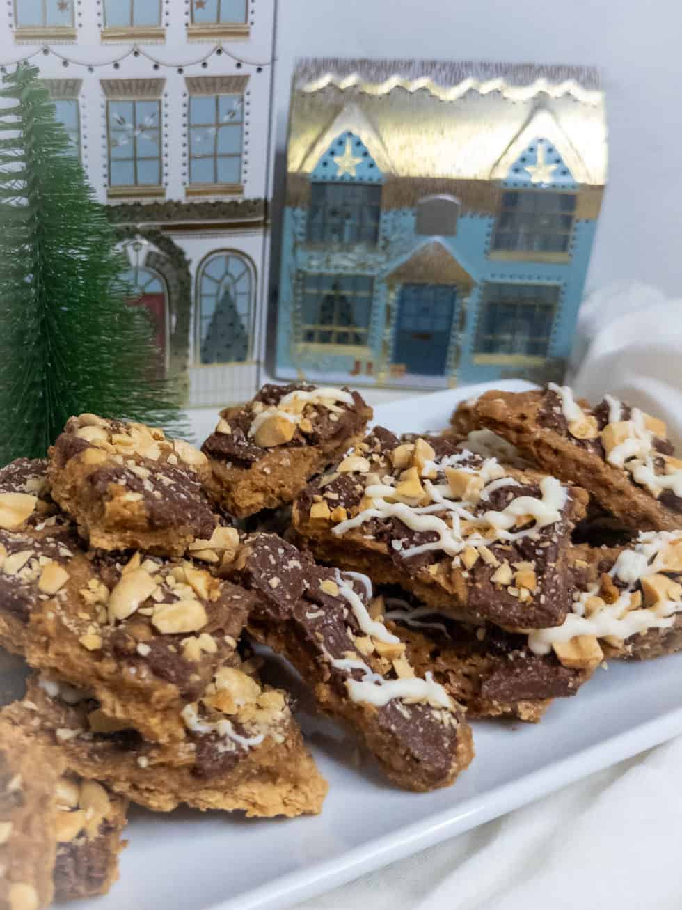 Peanut Butter Graham Cracker Toffee She's Almost Always Hungry