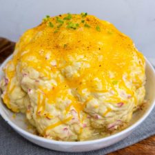 Cheesy Whole Steamed Cauliflower-image