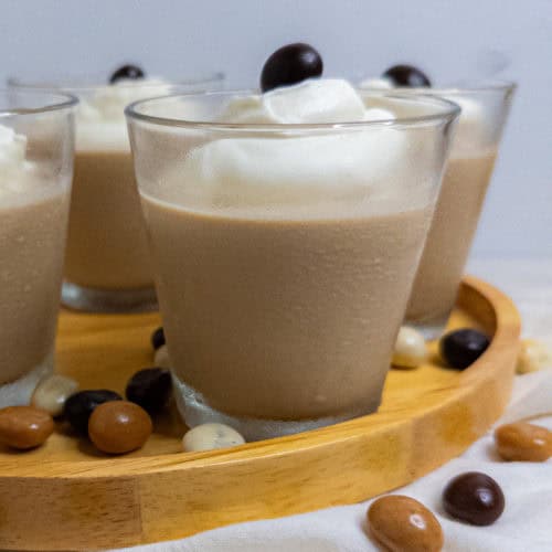 Coffee Panna Cotta - clsoeup