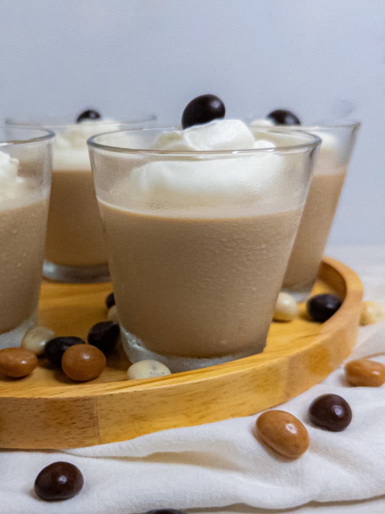 Coffee Panna Cotta - clsoeup