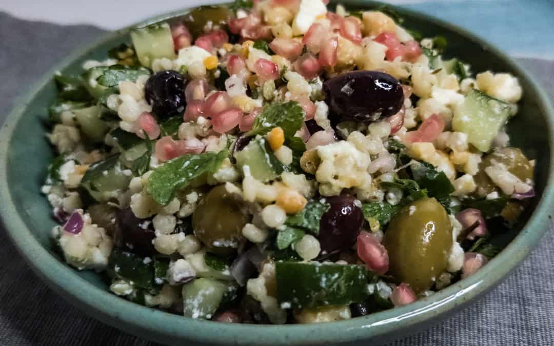 Pearl Couscous Salad with Chickpeas and Feta 2