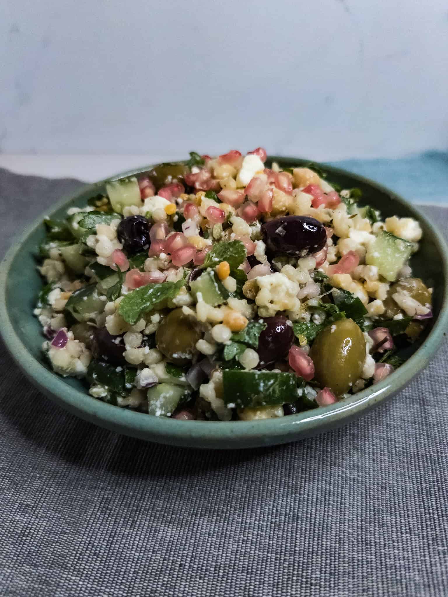 Pearl Couscous Salad with Chickpeas and Feta 2