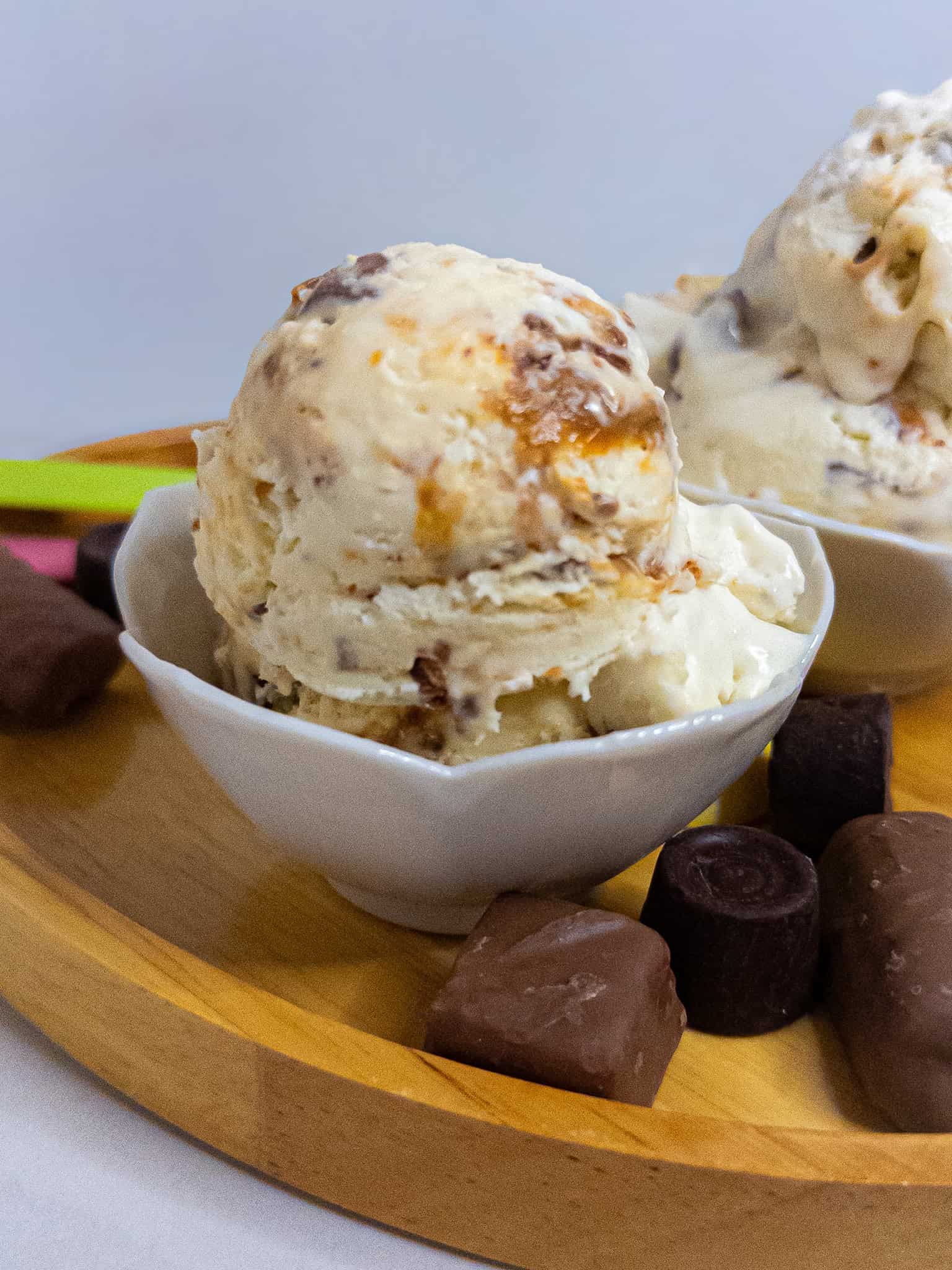 Candy Shoppe No-Churn Ice Cream - close up