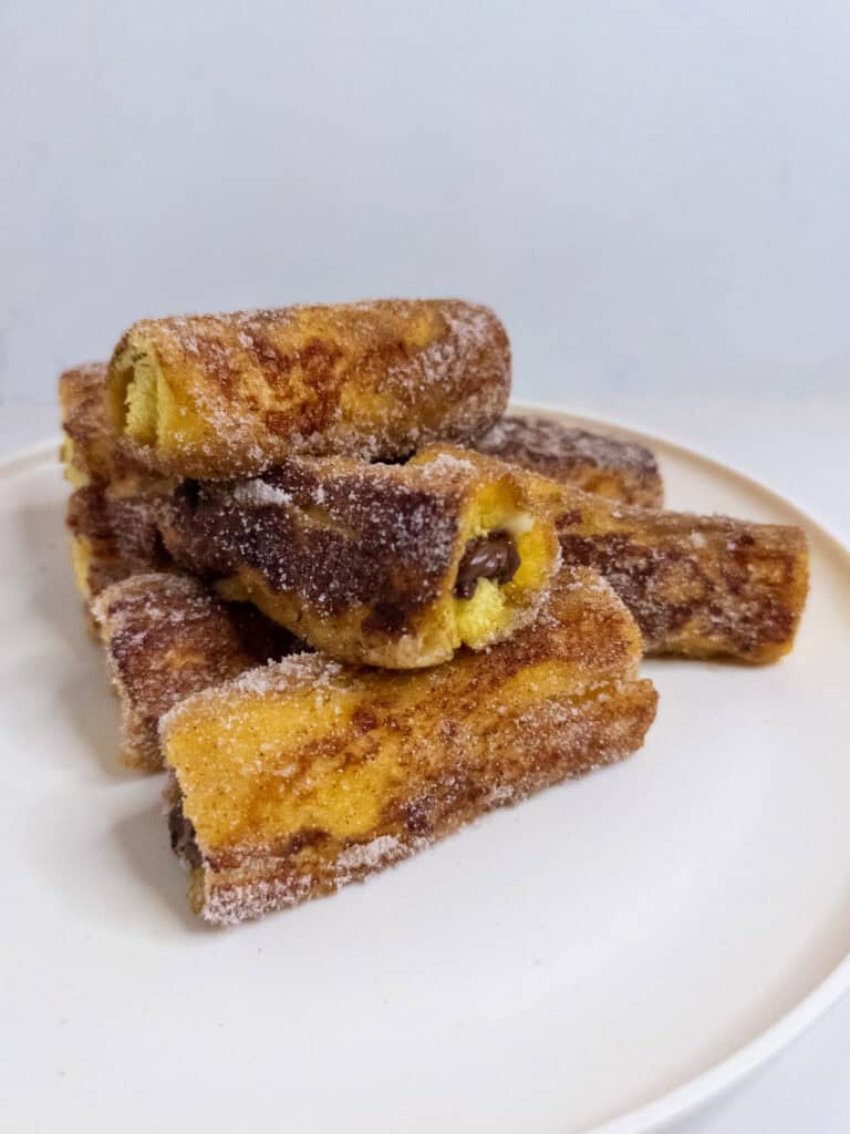 Stuffed French Toast Rolls 2