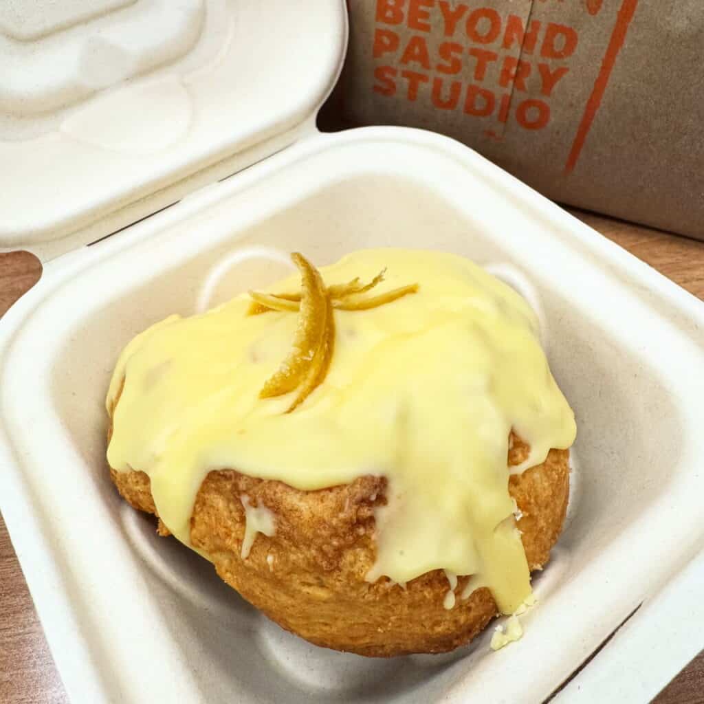 Beyond Pastry Studio - lilikoi yuzu biscuit