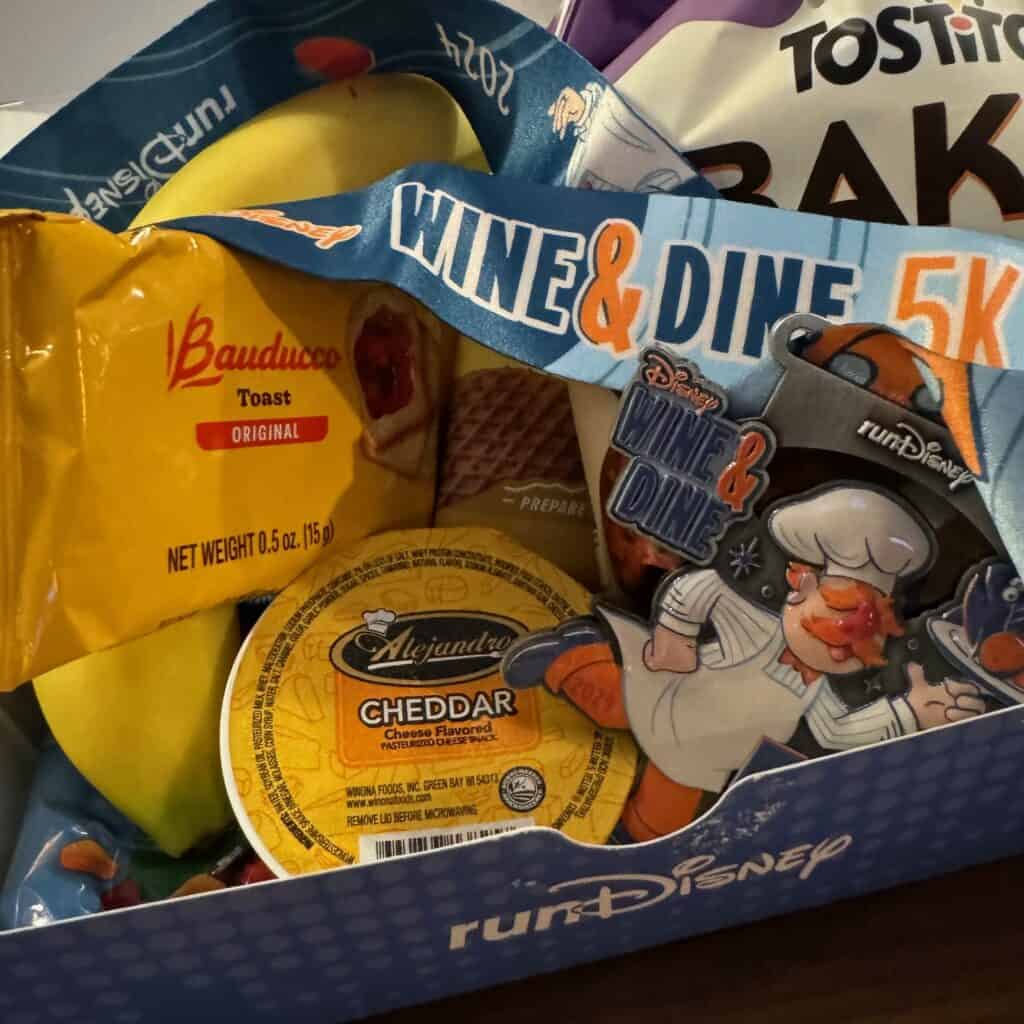 runDisney post-race snack box