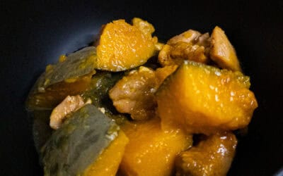 Braised Kabocha and Chicken