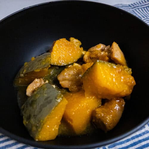 Braised Kabocha and Chicken