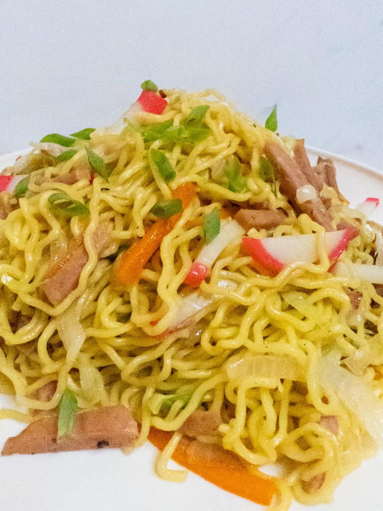 Fried Saimin - close up